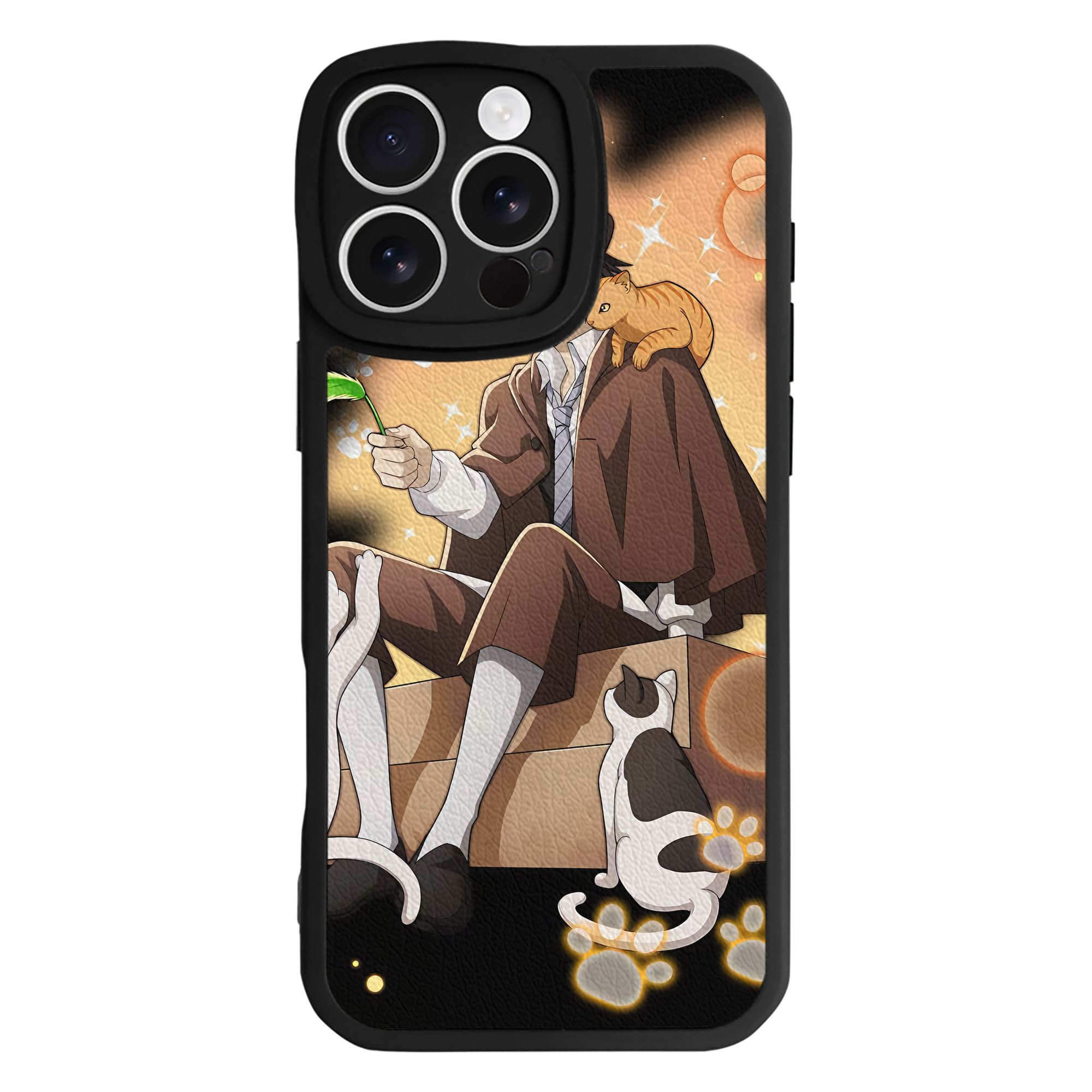 （画像用） 文豪ストレイドッグス Bungo Stray Dogs 【iPhone 16シリーズ対応】シリコンスマホケース（レザー調） 材質：シリコン